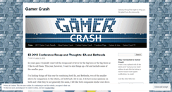 Desktop Screenshot of gamercrash.com